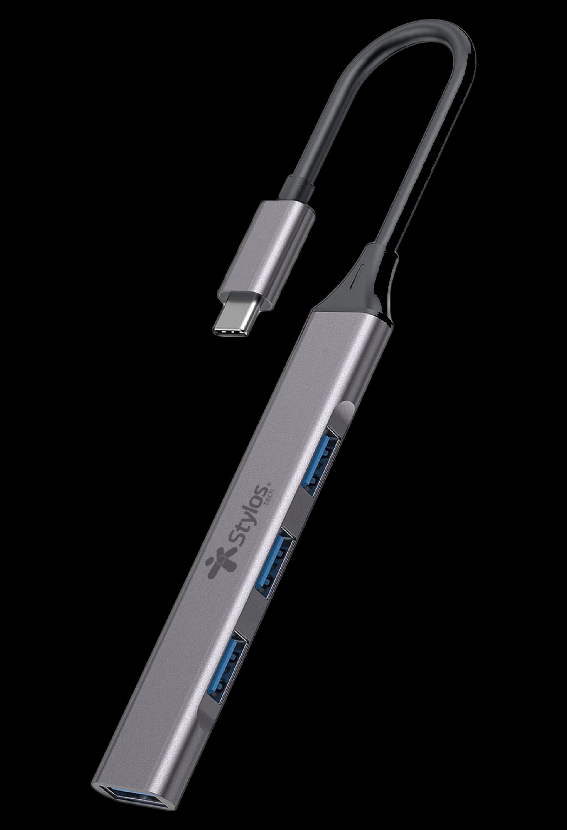 Adaptador HUB 4 En 1 Stylos. STCBHUB42G - Adaptador HUB 4 En 1 Stylos. STCBHUB42G -